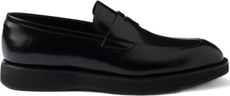 Prada Mocassini penny in pelle - Nero