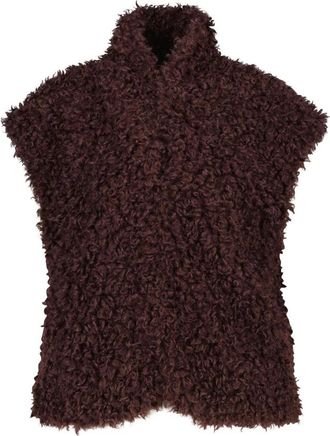 Rino&Pelle Freya Gilet - Dames - Bodywarmers - Bruin - M - Jassen