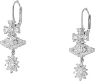Vivienne Westwood Womens Masha Earrings - Vivienne Westwood Metal Silver Jewelry-Watches