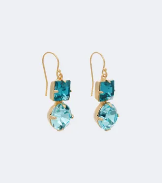 Jennifer Behr Kaiden 18kt gold-plated drop earrings