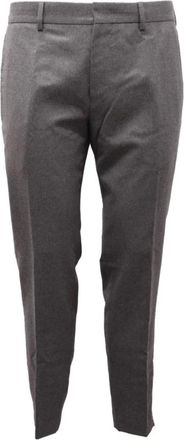 PT01 Pt01, Broeken, Heren, Grijs, L, Wol, Epsilon Wollen Blend Broek Grijs