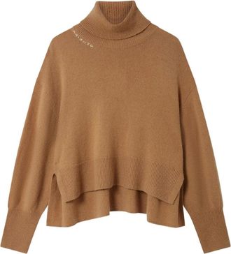 Axel Arigato Maglione a collo alto con spacco - Marrone