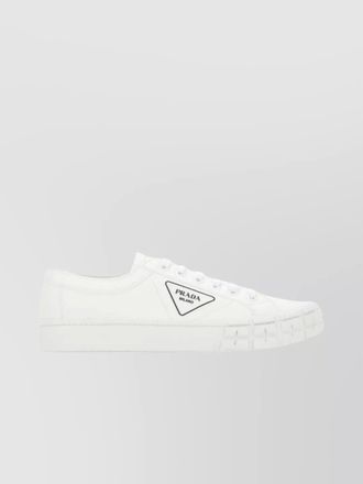 スニーカー PRADA Men Sneakers White 2EE413G0013LPQ F097W White Downtown Bold Leather Sneakers | PRADA