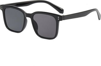 Generic Mens Commuter Resort Sunglasses Large Frame Womens Sports Sun Glasses(Black)