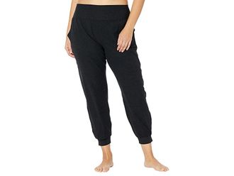 Beyond Yoga Plus Size Spacedye Midi Joggers Womens Casual Pants Darkest Night : 2X 26, Spandex/Polyester