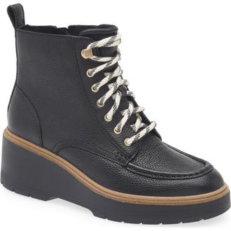 Cole Haan Zerogrand Cityquest Waterproof Wedge Bootie in Black/Black at Nordstrom Rack, Size 5.5