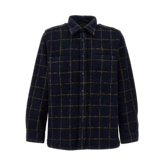 Portuguese Flannel Vega Overshirt - Heren - Overhemden - Blauw - Maat: XL Flanel