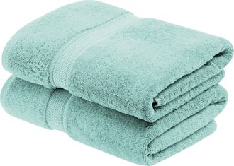 Superior Solid Egyptian Cotton 2-Piece Bath Towel Set