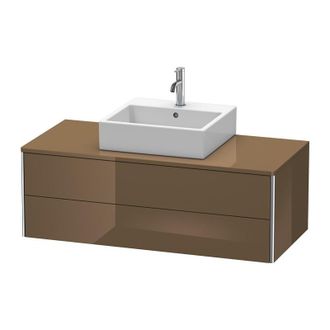 Duravit Mueble De Pared Duravit Xsquare 120.0 X 54.8 Cm, 2 Cajones, Color (frente/cuerpo): Marr&oacute;n Oliva Laca Alto Brillo - Xs491206161