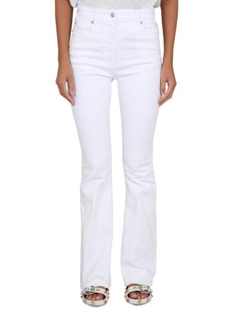 Etro White Flared High Rise Jeans
