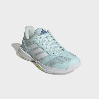 adidas Hallenschuh ADIDAS PERFORMANCE LIGRA 8 INDOOR, Damen, Gr. 38,5, halo mint, ftwr wei&szlig;, hi, res gelb, Synthetik, Textil, Schuhe Hallenschuh, geeignet f&uuml;
