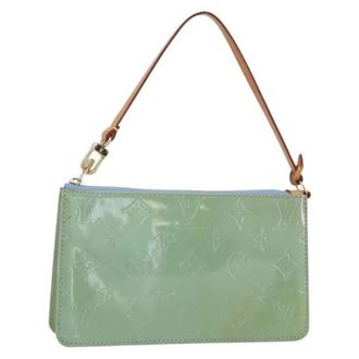 Louis Vuitton Pre-owned Mini Bag - Dames - Pre-owned - Groen - Maat: ONE Size Leer