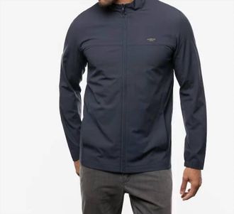 Travis Mathew Crystal Cove 2.0 Full Zip Jacket In Mood Indigo