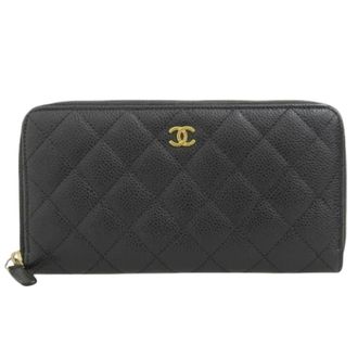 Chanel Pre-owned Wallets, female, Black, Size: ONE SIZE Pre-owned Leather wallets