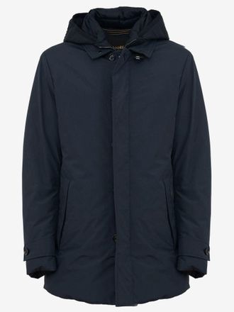 Moorer Raffaello nylon jack met capuchon