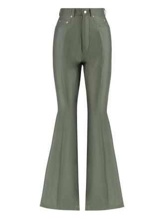 パンツ RICK OWENS Women Straight Pants RP01E7303 WLP34 Green PANTS - Rick Owens