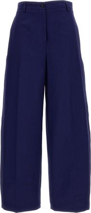 Alberto Biani Wide-Leg Cotton Trousers