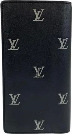Louis Vuitton Pre-owned Wallets, male, Black, Size: ONE SIZE Pre-owned Leather wallets