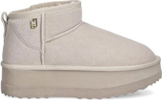 Liu Jo Enkellaarzen met plateauzool - Beige
