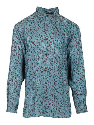 Dries Van Noten Shiny Satin Shirt
