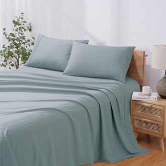 Modern Threads 3-Piece Sheet Set in Ocean at Nordstrom Rack, Size Twin