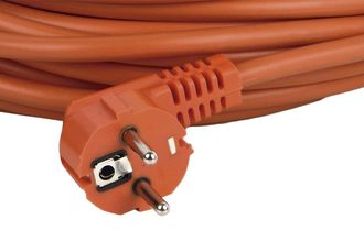 cofan Cofan - Prolongador Bipolar Con T/t Lateral 16a250v Cable 25m Naranja