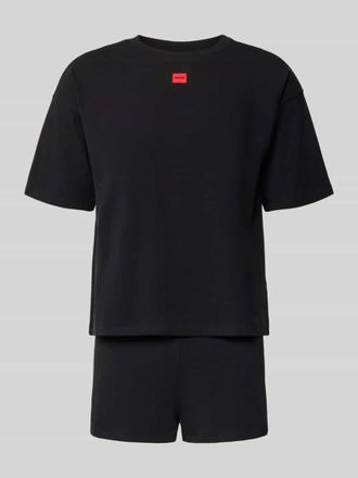 HUGO BOSS Regular Fit Pyjama-Set aus Baumwoll-Mix Modell NITE in Black, Gr&ouml;&szlig;e XL