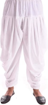 Royal Mens Cotton White Patiala Salwar Pants