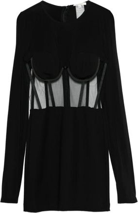 Nensi Dojaka Mini Jurk - Dames - Korte kleedjes - Zwart - S - Tule - Kleedjes