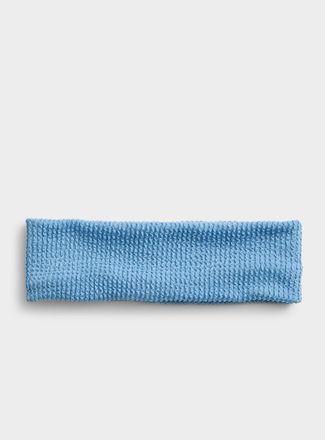 Simons Womens Wavy texture wide headband