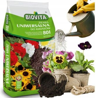 OEM Biovita Tierra Universal Para Flores 80 Litros Con Fertilizante