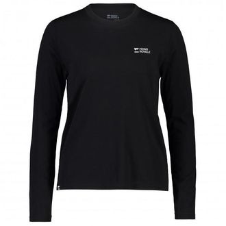 Mons Royale Icon Relaxed L/S Merinoshirt f&uuml;r Damen | schwarz