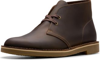 Clarks Mens Shepton Chukka Boot, Beeswax Leather, 10 UK