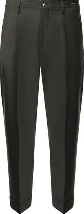 Michael Coal Wool-Blend Work Trousers