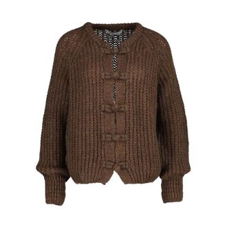 Am&eacute;lie & Am&eacute;lie Jinotega Gilet Bruin - Dames - Truien - Bruin - Maat: ONE Size