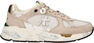 Premiata Modern Beige Sneakers with Distinctive 90s Inspiration