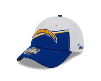 New Era Los Angeles Chargers NFL 2023 Sideline White Blue 9Forty Stretch Snapback Cap - One-Size