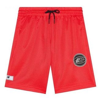 New Balance Essential Basketball Shorts Asia Sizing Orange MS13580-ENR