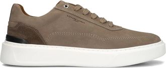Stefano Lauran Schoenen, Heren, Grijs, 47 EU, Wol, Taupe Sneakers voor Heren