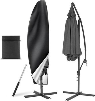 No Brand Funda Descentrada Para Sombrilla Con M&aacute;stil Telesc&oacute;pico, Impermeable, Resistente Al Viento Y A Los Rayos Uv, De Tela Oxford 210d, Para Sombrilla De Ja