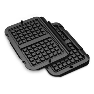 T-fal Xa730810 Placas Para Gofres Negras Para Optigrill