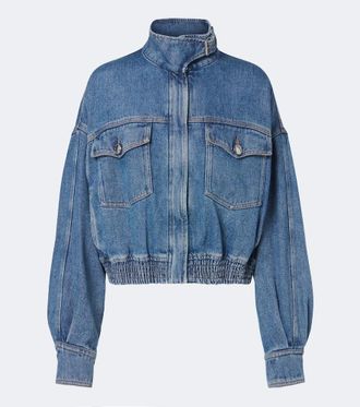 Sportmax Denim bomber jacket