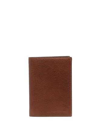 Brunello Cucinelli Leren pasjeshouder - Bruin