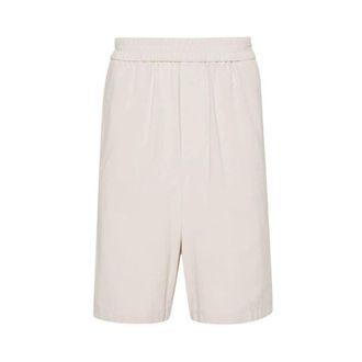 Ami Long Shorts, male, Beige, Size: S Ami de Coeur Sport Bermuda Shorts