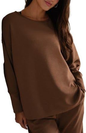 Rhone DreamGlow Pullover Sweatshirt in Chestnut Brown at Nordstrom Rack, Size Medium