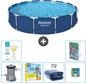 Bestway Piscina Bestway Steel Pro Redonda - 396x84 Cm - 7-piezas S181