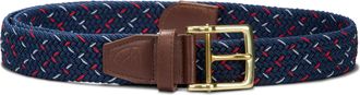 Nike Mens Tour Stretch Woven Belt in Blue | 11325-921