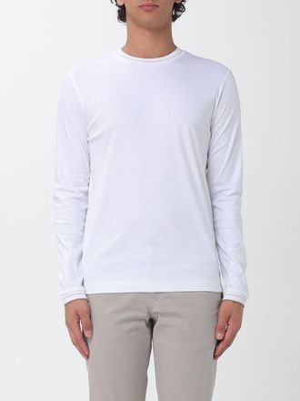 HUGO BOSS Long-Sleeved Cotton T-Shirt with Crew Neck and Slim Fit