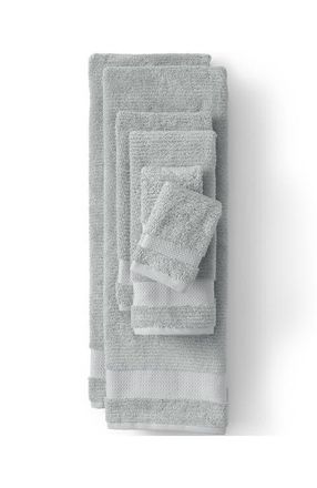 Lands End Organic Cotton 6-Piece Towel Set in Muted Eucalyptus at Nordstrom