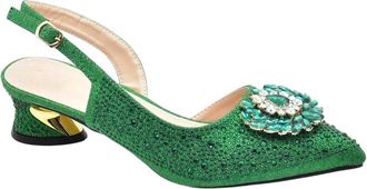 Generic Shoe and Bag Set for Party Women Shoes and Bags to Set Elegant Rhinestone Lady Heeled Pumps Women Wedding